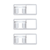 Chrome Toggle Switch Trim For Freightliner - Old Style (Card of 3)