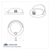 Clock Bezel With Visor & Color Crystal For Freightliner Century/Coronado/Columbia