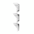 Chrome Small 3 Gauge Cover With Visor For Mack
