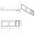 Chrome Plastic 7-Rocker Switch Bezel For 2013-2021 Peterbilt 579
