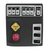 Chrome Plastic 7-Rocker Switch Bezel For 2013-2021 Peterbilt 579
