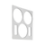Stainless Steel Volvo A/C Control Trim