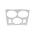 Stainless Steel Volvo A/C Control Trim
