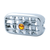 Chrome Plastic A/C Vent With Color Crystal For Peterbilt (2006+)