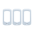 Rocker Switch Bezel For Peterbilt/ Kenworth - Indented (3-Pack)