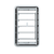 Chrome Plastic A/C Vent For 1989-2010 Freightliner FLD/Classic - Center Dash