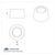 Chrome Round Dash Indicator Light Trim for 1967-1987 Peterbilt 359