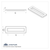 Chrome Plastic Indicator Label Trim For Freightliner Classic/FLD (6 Pack)