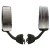 BESTfit Chrome Mirror Assembly With Heat & Power Replaces A22-60713-005, A22-60713-003 For Freightliner Cascadia