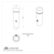 1-7/8" Short Aluminum Toggle Switch Extension With Color Crystal For Kenworth