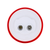 7 LED 2" Round Light (Clearance/Marker) - Red LED/Red Lens (Bulk)