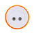 7 LED 2" Round Light (Clearance/Marker) - Amber LED/Amber Lens (Bulk)