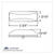 12 LED Rectangular Auxiliary/Utility Light - White LED/Clear Lens