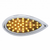 39 LED "Teardrop" Auxiliary Light With Bezel - Chrome Lens