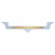 Chrome Hood Emblem Trim With 14 LED Light Bar For Kenworth - Amber LED/Clear Lens