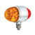 34 LED Dual Function Watermelon Double Face Light - Amber & Red LED/Amber & Red Lens
