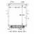 BESTfit Plastic Aluminum Radiator With Frame & Oil Cooler For Freightliner M2-106, B2 Bus, Thomas Bus