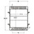 BESTfit Copper Brass Radiator With Oil Cooler For Thomas Bus Saf-T-Liner 1996 - 2001