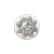 9 LED 2.5" Round Pure Reflector Light (Clearance/Marker) - Amber LED/Clear Lens