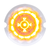 17 LED Dual Function Watermelon Cab Light - Amber LED/Clear Lens (Bulk)