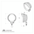 6 LED High Power 18 Watt Round Work Light