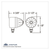 17 LED Reflector Single Face Light - Red LED/Clear Lens