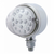 17 LED Dual Function Reflector Single Face Light - Red LED/Clear Lens