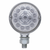 17 LED Dual Function Reflector Single Face Light - Amber LED/Clear Lens