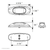 3 LED Reflector Light (Clearance/Marker) - Amber LED/Clear Lens (Bulk)
