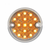 15 LED 3" Reflector Series 4 Light Only For Double Face Light Housing - Amber LED/Clear Lens (Bulk)