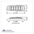 10 LED Reflector Rectangular Clearance/Marker Light - Amber LED/Amber Lens