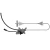 Power Front Door Window Regulator W/ Motor For Kenworth T600, T800 & W900