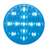 13 LED 2.5" Auxiliary/Utility Light - Blue LED/Clear Lens