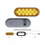 16 LED 6" Oval Reflector Turn Signal Light