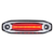 6 Red LED Light (Clearance/Marker) With 6 LED Side Ditch Light