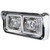 BESTfit 4 X 6 Inch High Power LED Projection Headlight W/ Turn Signal & Position Light Bar Driver/Passenger Side For Freightliner, Kenworth, Peterbilt & Western Star