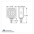 52 LED Single Stud Double Face Turn Signal Light - Amber & Red LED