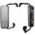 BESTfit Chrome Mirror Assembly With Brackets For Volvo VNL Driver Or Passenger Side