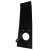 BESTfit Flat Black Outer Hood Roller Guide For Peterbilt 359
