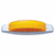 12 LED Rectangular Light (Clearance/Marker) With Chrome Bezel