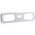 Chrome A/C Vent Trim - 2006+ Peterbilt 389/388/387/386/384/379