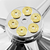 5 Even Notched Chrome Front Hubcap With Gun Cylinder Spinner - 1" Lip