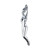 Chrome Nude Lady Shape Grab Handle