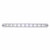 10 LED 9" Auxiliary Light Bar With Bezel - White LED/Clear Lens