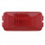 Rectangular Light Kit (Clearance/Marker) With Chrome Bracket - Red Lens