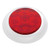 10 LED 4" Round Light With Bezel (Stop, Turn & Tail) - Red LED/Red Lens