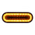 24 LED 6" Oval Mirage Light (Turn Signal) - Amber LED/Clear Lens