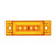 16 LED Rectangular GloLight (Clearance/Marker) - Amber LED/Amber Lens
