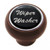 Wiper/Washer Wood Deluxe Dash Knob - Green Glossy Semi Truck