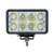 8 High Power LED Rectangular Work Light With Chrome Reflector